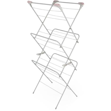 TrAdE Shop Traesio - Stand Appendiabiti In Metallo Con Ruote