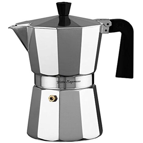 Ilsa Caffettiera Vitto Expresso alluminio, colore: argento 12 tazze cm argento