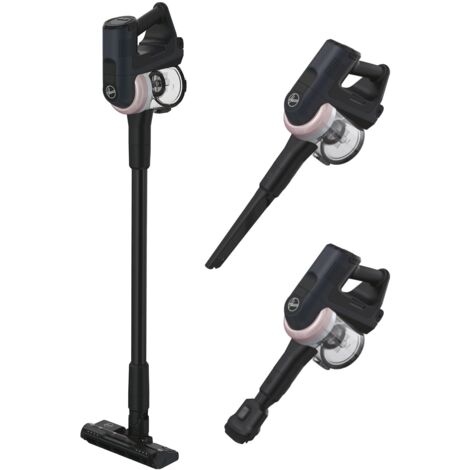 Hoover HF401H 011 Aspirapolvere a bastone 2 in 1 senza sacchetto nero argento