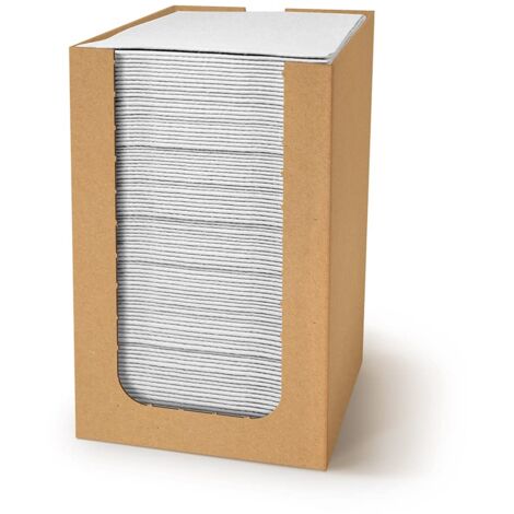 PAW Tovaglioli Cocktail Airlaid 20x20 Cm - Confezione Da 100 Pezzi, Bianchi, Eleganti Per Matrimoni E Feste - Foto 2