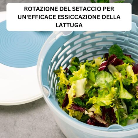 Centrifuga Per Insalata Westmark - 4.4 Litri, Blu, Facile Da Usare, Lavabile In Lavastoviglie - Foto 2