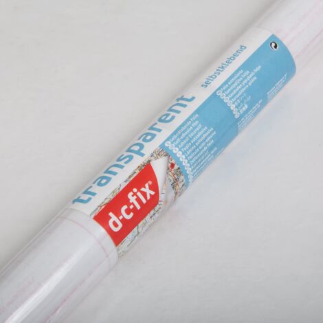 d-c-fix pellicola adesiva trasparente cristallo chiaro lucido - protezione universale per libri vetri mobili tavolo cucina - antigraffio foderare rivestimento rotolo carta fogli 67,5 cm x 2 m
