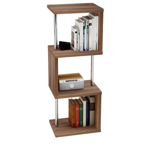 Furologee Libreria a forma di S a 5 ripiani