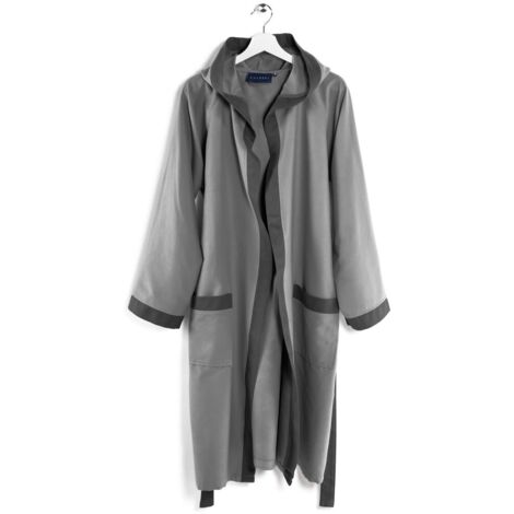 Caleffi - Accappatoio Uomo Donna Microfibra Morbido Leggero Assorbente Accappatoio Donna Uomo Rapida Asciugatura, Accappatoio Microfibra Cappuccio Tasche Cintura con Passanti e Gancio + Bag Coordinata