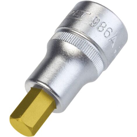Hazet 986A-3/8 Inserto Chiave a Bussola per Giraviti, Oro, Attacco Quadro, Cavo, 12.5 mm 1/2 di Pollice (1/3)