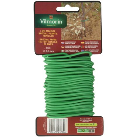 Vilmorin vb04148 - Enlace especial para plantas de espuma 0.138 in, 26.2 ft, 3182670237706, x 1.2 x 7.9 in, color verde
