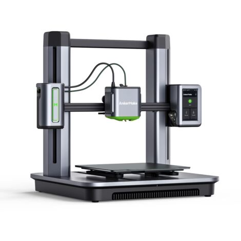 Stampante 3D AnkerMake M5, stampante 3D FDM, 5 volte più veloce ed extra intelligente, riduzione dei tempi di stampa del 70%, dettagli uniformi di 0,1 mm, monitoraggio della telecamera AI integrato