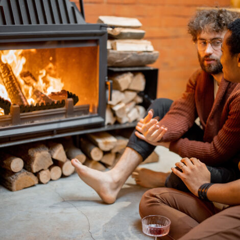 Alari Per Camino In Acciaio Verniciato Nero Con Dettagli Oro – Set Da 2, Design A Torciglione, Porta Legna Per Interni Ed Esterni, Resistente Al Calore, Stile Moderno
