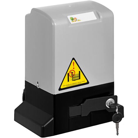 VEVOR Operatore di apertura della porta 600 kg Apriporta Automatico Controllo remoto Più di 30 m, Cerniera metallica 4 m Guida di Rilascio Fotocellula Chiave Motore Porta Scorrevole (1/4)