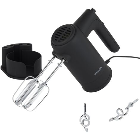 Handmixer 300W Mit 7 Geschwindigkeiten - Handrührgerät Mit Edelstahl Zubehör Und Eiweißtrenner