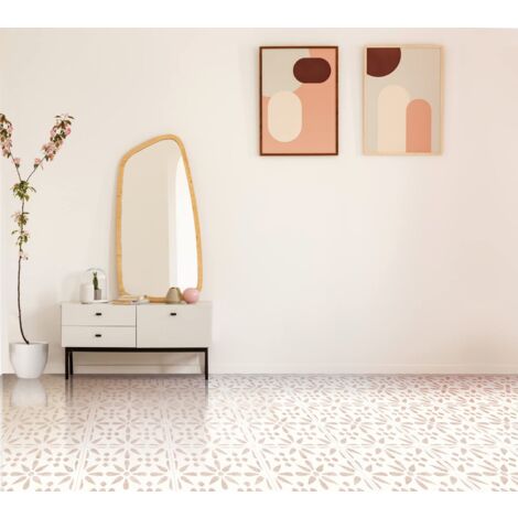 Piastrelle Adesive D-c-fix Fiori Vintage - 11 Pezzi, 30x30 Cm, PVC Impermeabile Per Interni - Foto 2