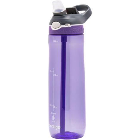 Contigo Ashland Autospout Bottiglia acqua con cannuccia, 720 ml senza BPA, Borraccia sportiva a prova di perdite, Ottima per la scuola, la palestra, la bicicletta (1/2)