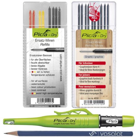 MATITE PICA DRY AUTOMATIC PEN 3030 MINA GRAPHITE 2B MM.2,8 - Foto 9