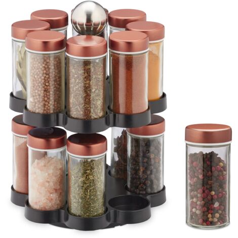 Portaspezie da cucina Organizer spezie 360° 20 vasetti