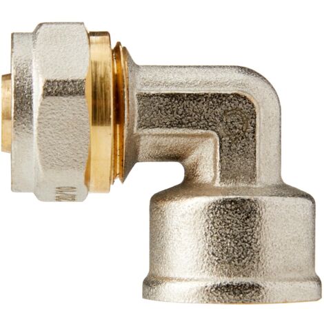 SOMATHERM FOR YOU - / 3764-16-15 - gomito a compressione per tubo Ø16 multistrato - Femmina 15/21 (1/2 '')