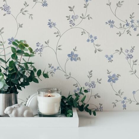 ReWallpaper Carta Da Parati Floreale Iris Vintage Adesiva Per Mobili - Foto 12