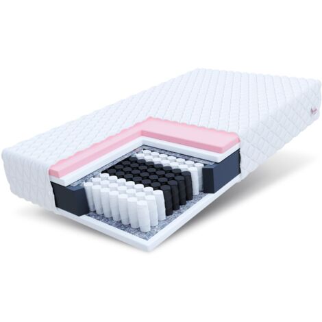 FDM MEMORY Materasso una Piazza e Mezza 120x200 cm Alto 24 cm Materasso ...