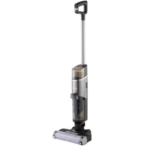 Shark WD210EU HydroVac Aspirapolvere e Lavapavimenti senza filo con Spazzola Antimicrobica e Liquido Multisuperficie Grigio