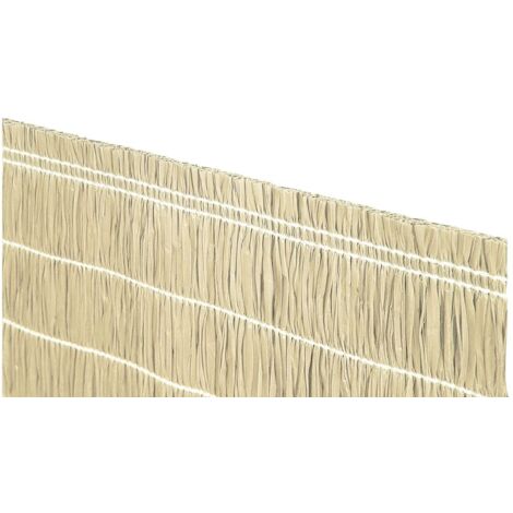 VERDELOOK  Arella Raffy in Polipropilene Colore Beige Naturale 0,9x3m, per Recinzione Giardino, Terrazzo o Balcone (1/3)