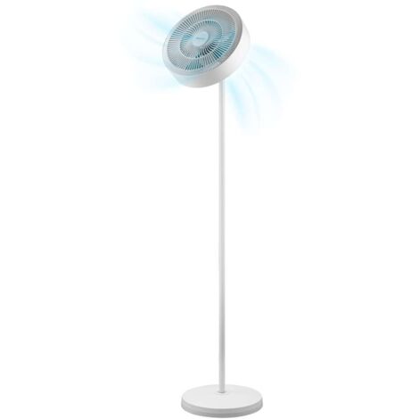 Cecotec - Ventilatore a Piantana con anello luminoso a LED e telecomando EnergySIlence FanLamp, 36 W, motore DC, uscita aria reversibile, 3 toni luminosi, touch control, timer 8 ore, 3 altezze (1/5)