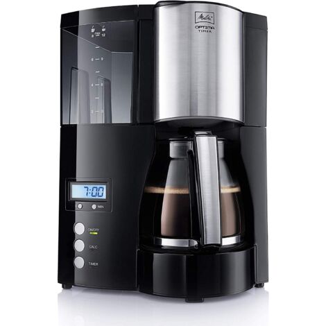 Melitta 6613648 Caffettiera a Filtri con Caraffa, Nero (1/4)