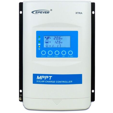 EPEVER MPPT XTRA-N Solar Laderegler charge controller, 10-40A, 12/24/36/48VDC auto work, PV 100-150V, XDS2 Display