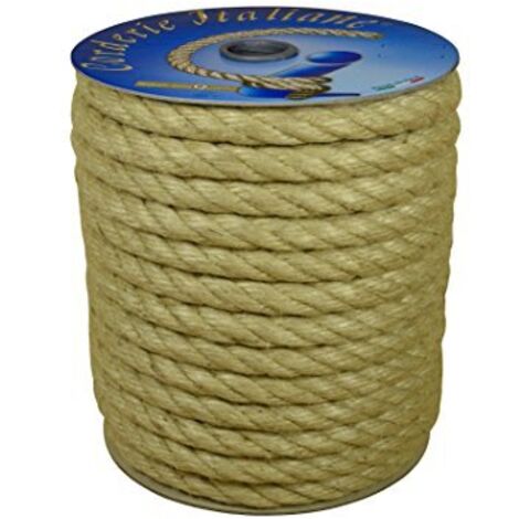 Corderie Italiane 006043966 Corda Juta, 14 mm, 20 m