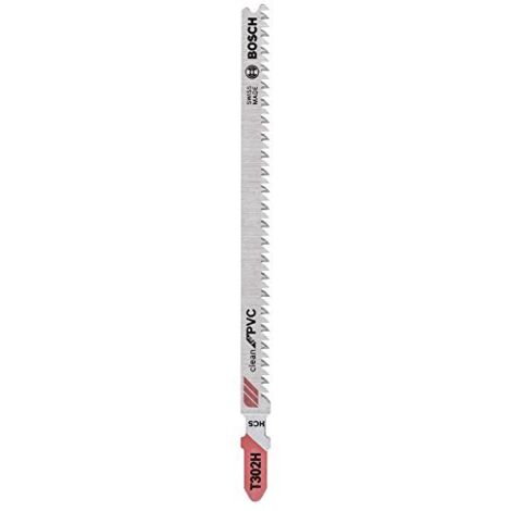 Bosch Professional 3x Lame per seghetto alternativo Expert T 302 H Clean for PVC (per Fogli in PVC, PA, PS, accessorio Seghetto alternativo)