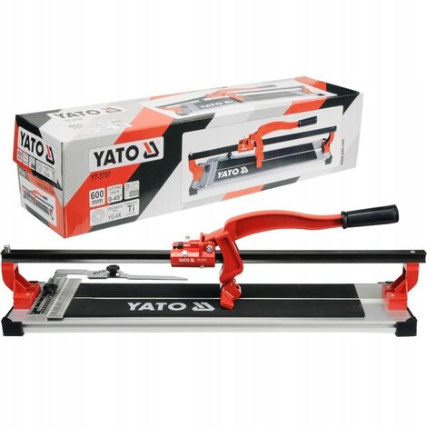 YT YATO-3707-Tagliapiastrelle 600 mm, YG6, ruota di taglio: 22 x 14 x 2 mm