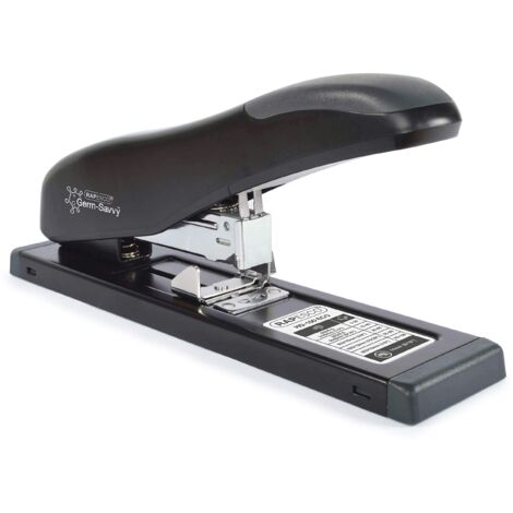 Rapesco 1276 ECO HD-100 Cucitrice per Alti Spessori, Capacità 100 Fogli, Nero (1/4)