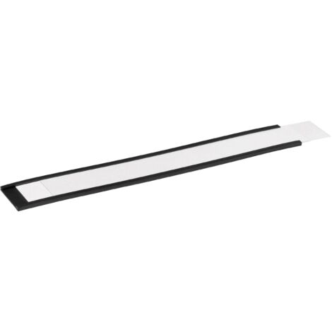 Durable 171458 C-Profile Porta Etichetta Magnetico, Ritagliabile, 200x30 mm, Carbone, Confezione da 5 Pezzi (1/2)