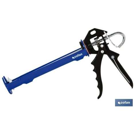 Cofan Pistola per silicone professionale  Pistola per sigillare in alluminio  Per cartucce da 310 ml