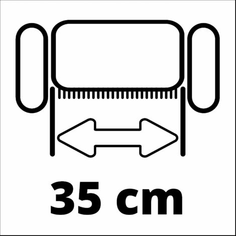 Einhell - Rullo per ventola GE-SC 36/35 Li (accessori scarificatore, 24 artigli in acciaio inox, adatto per ventilatore Einhell GE-SC 36/35 Li, GE-SA 36/35 Li, GE-SA 1435/1)