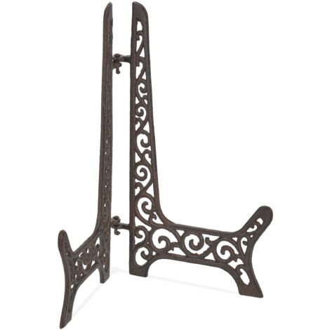 Tavolo Da Giardino Vintage Relaxdays - Legno E Ghisa Per Esterni - Foto 13