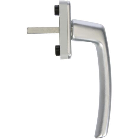 Maniglia per finestra Harmony Maco, verdeckt avvitata, nocken 12, perno quadro 7 x 35 mm, argento anodizzato, 1 pezzi, 102202592