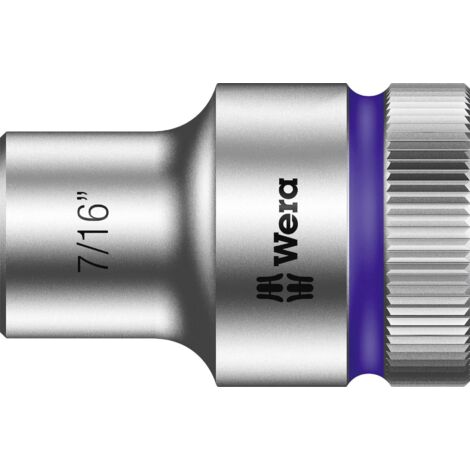 Wera, 8790 HMC Bussola per cricchetto Zyklop con attacco da 1/2", 7/16 pollice (1/3)