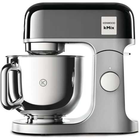 Kenwood kMix Editions KMX760BC - Robot da cucina in acciaio INOX, 5 l, sistema di sicurezza Safe-Use, alloggiamento in metallo, 1000 Watt, con set di 3 pasticceria e paraspruzzi, colore: Antracite (1/4)