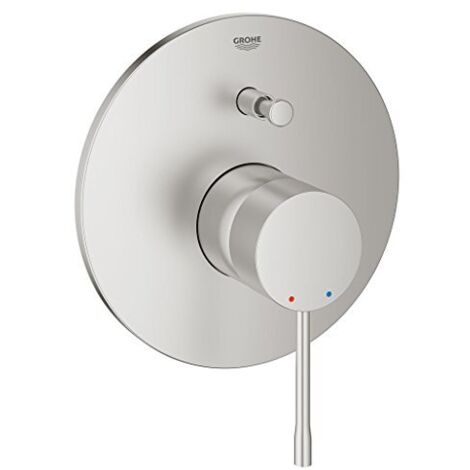 Grohe 19285DC1 Essence New Miscelatore Parte Esterna per Vasca/Doccia, Acciaio