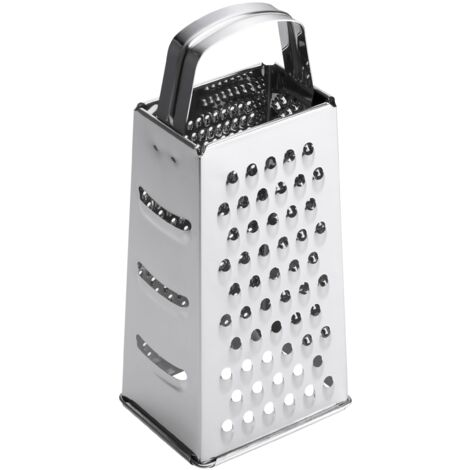 Fiskars Grattugia, 4 Lati, Acciaio Inossidabile, Altezza: 23 cm, Essential, Argento, 1065589 (1/5)