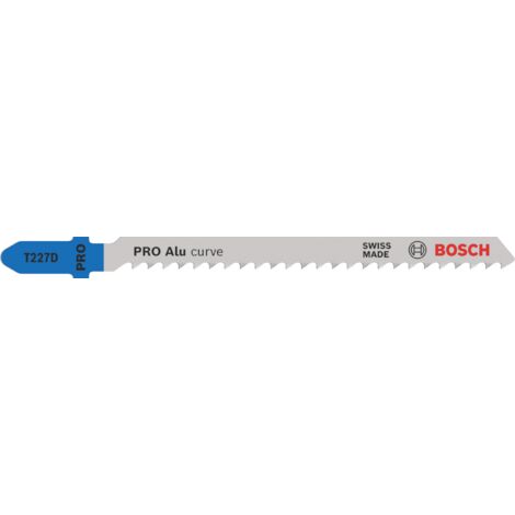 Bosch Professional 100x Lame per seghetto alternativo T 227 D Special for Alu (per Alluminio, accessorio Seghetto alternativo)