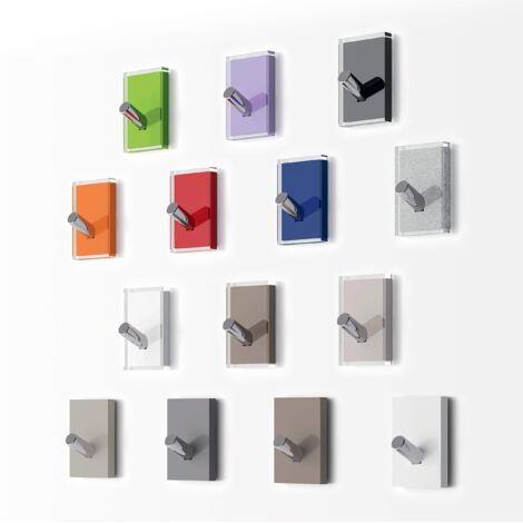 Gedy Rainbow gruccia Simple Trasparente, Arancione
