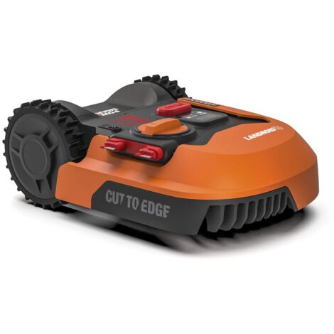 WORX Robot Rasaerba Landroid M700 a Batteria Area di Taglia 700Mq - Wifi - Base a Scomparsa - Carica Laterale - Taglia Fino al Bordo