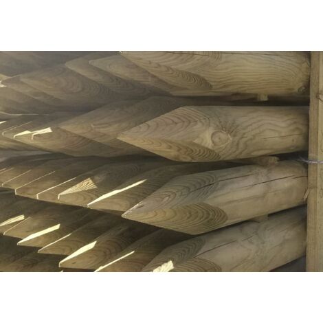 Palo In Legno Impregnato VERDELOOK - &Oslash;6 Cm, Altezza 200 Cm, Con Punta