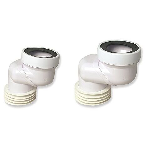 Acquastilla 115768 Raccordo Eccentrico per Scarichi WC, Multicolore