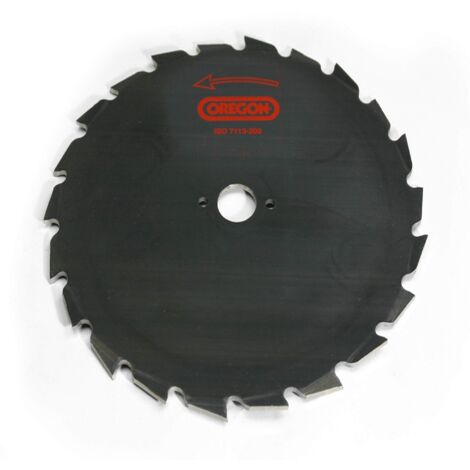 Oregon Disco per Decespugliatore con Foro Centrale da 20 mm, Adatto a Tagliare Vegetazione Spessa e Legnosa, Professionale e Resistente, Lama di Tipo MAXI per Tagliaerba da 45 cc e oltre, 255 mm (1/4)
