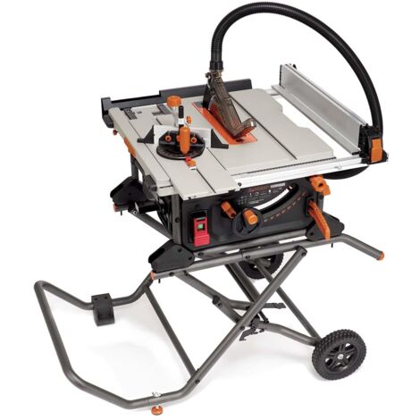 Evolution Power Tools R255TBLX+ Sega Da Banco Con Supporto (La Prossima Generazione Rage 5-S) Lama Da Taglio Multimateriale Taglia Legno Metallo Plastica, Smusso A 45°, Angolo Obliquo +/- 60°, 1800w
