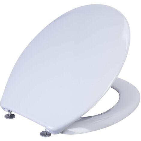 Cornat KSCET22 KSCET22-Tavoletta Copri, Aspetto, Duroplast di Facile Manutenzione, Design Semplice, Si Adatta a Qualsiasi Bagno/WC, Manhattan Grigio (1/5)