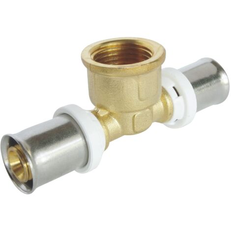 SOMATHERM FOR YOU - 3775-20-15S - Tee Di Compressione Per Il Tubo Multistrato 16 Maschio 1521 12 Al Centro 16 M15 21 16 None Norme 2479799