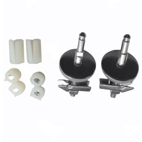 Ideal Standard - Multi Suites, Set di cerniere per sedile copriwater a chiusura rallentata serie Tesi in acciaio inox, EW00567, Cromato