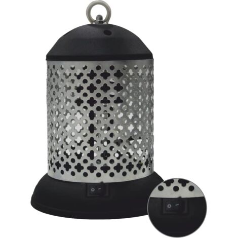 Brasero Électrique Bastilipo BET-950 – 950 W Sécurité, Chauffage D'Appoint Ventilé 3m Câble